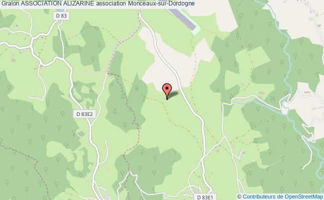 plan association Association Alizarine Monceaux-sur-Dordogne