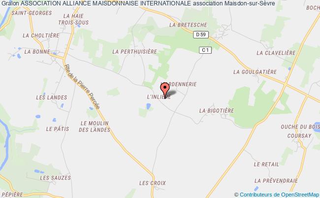 plan association Association Alliance Maisdonnaise Internationale Maisdon-sur-Sèvre
