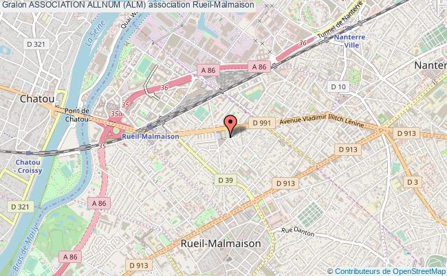 plan association Association Allnum (alm) Rueil-Malmaison