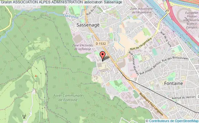plan association Association Alpes Administration Sassenage