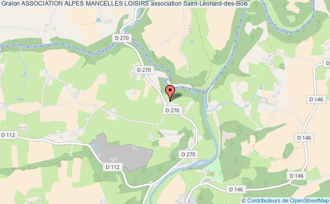 plan association Association Alpes Mancelles Loisirs Saint-Léonard-des-Bois