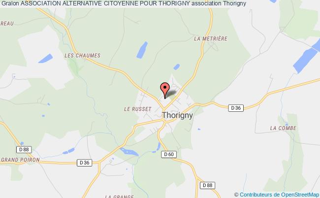 plan association Association Alternative Citoyenne Pour Thorigny Thorigny