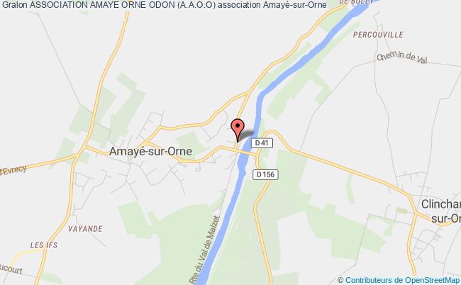 plan association Association Amaye Orne Odon (a.a.o.o) Amayé-sur-Orne