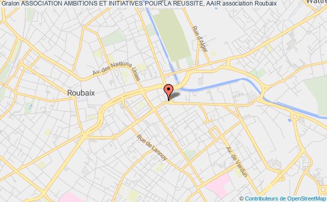 plan association Association Ambitions Et Initiatives Pour La Reussite, Aair Roubaix