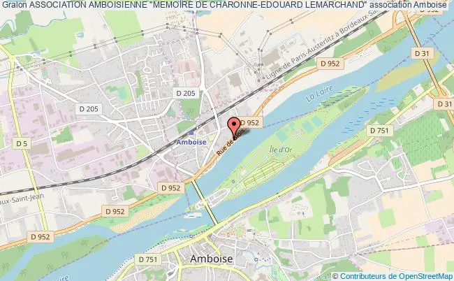 plan association Association Amboisienne "memoire De Charonne-edouard Lemarchand" Amboise