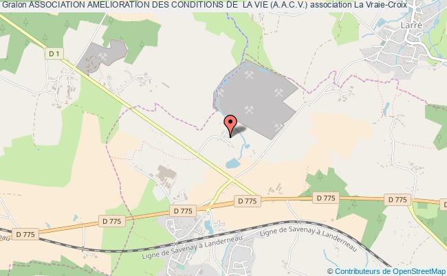 plan association Association Amelioration Des Conditions De  La Vie (a.a.c.v.) La    Vraie-Croix
