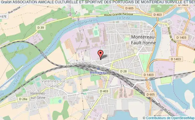 plan association Association Amicale Culturelle Et Sportive Des Portugais De Montereau Surville Et Ses Environs Montereau-Fault-Yonne