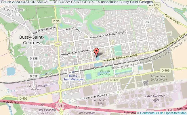 plan association Association Amicale De Bussy-saint-georges Bussy-Saint-Georges