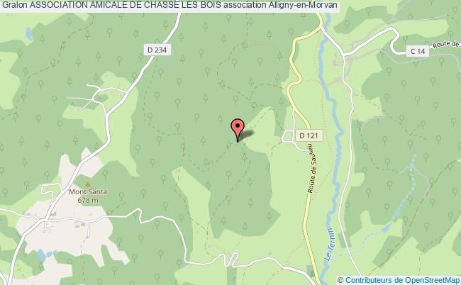 plan association Association Amicale De Chasse Les Bois Alligny-en-Morvan