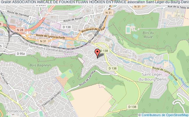 plan association Association Amicale De Foukien Fujian Hockien En France Saint-Léger-du-Bourg-Denis