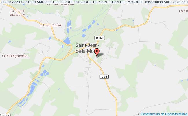 plan association Association Amicale De L'ecole Publique De Saint Jean De La Motte. Saint-Jean-de-la-Motte