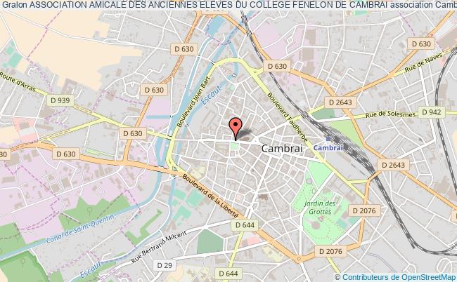 plan association Association Amicale Des Anciennes Eleves Du College Fenelon De Cambrai Cambrai