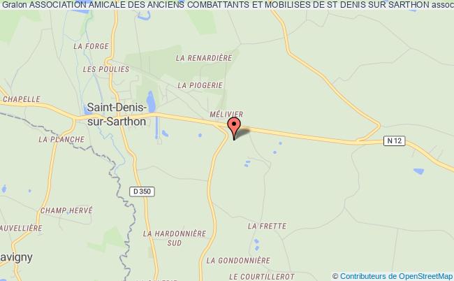 plan association Association Amicale Des Anciens Combattants Et Mobilises De St Denis Sur Sarthon Saint-Denis-sur-Sarthon