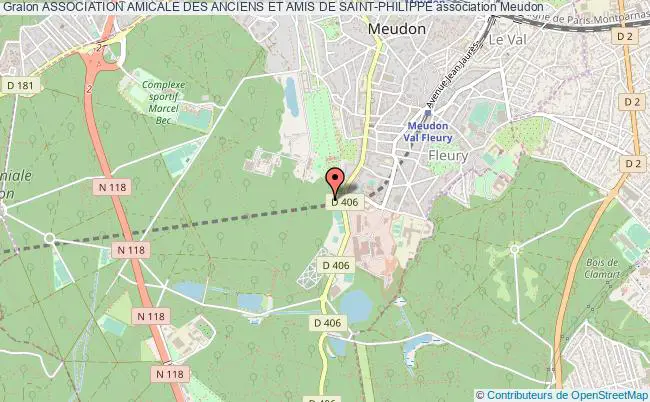 plan association Association Amicale Des Anciens Et Amis De Saint-philippe Meudon
