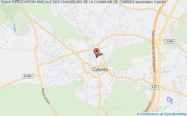 ASSOCIATION AMICALE DES CHASSEURS DE LA COMMUNE DE CABRIES