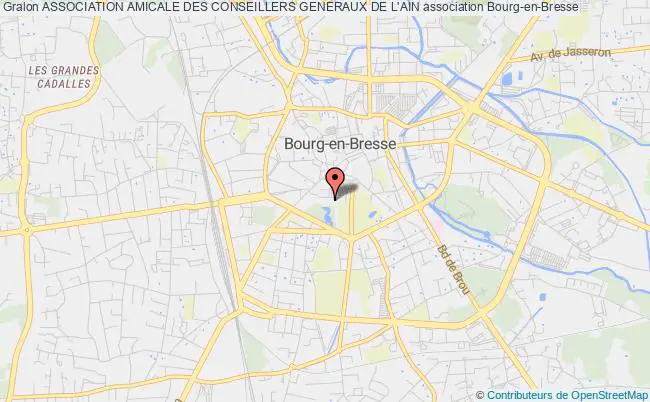 plan association Association Amicale Des Conseillers Generaux De L'ain Bourg-en-Bresse