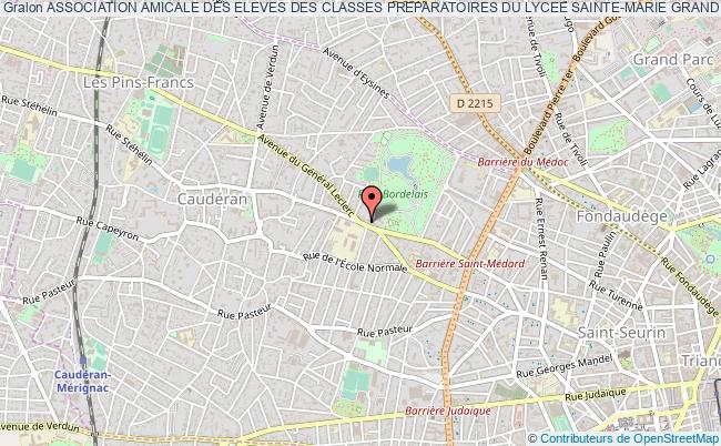 plan association Association Amicale Des Eleves Des Classes Preparatoires Du Lycee Sainte-marie Grand Lebrun Bordeaux