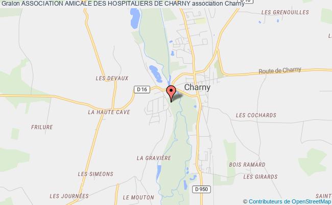 plan association Association Amicale Des Hospitaliers De Charny Charny Orée de Puisaye