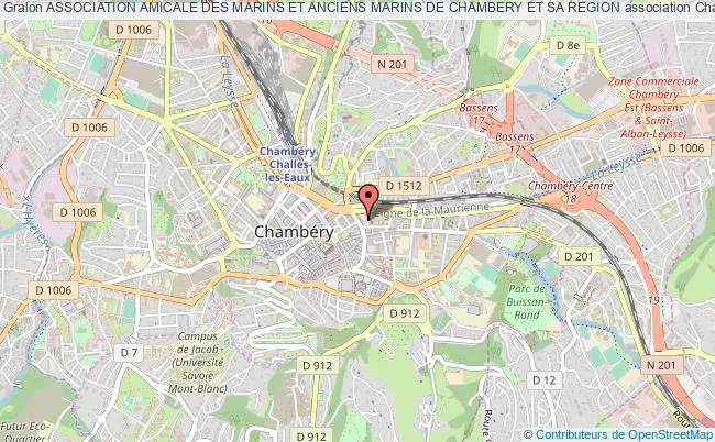 plan association Association Amicale Des Marins Et Anciens Marins De Chambery Et Sa Region Chambéry