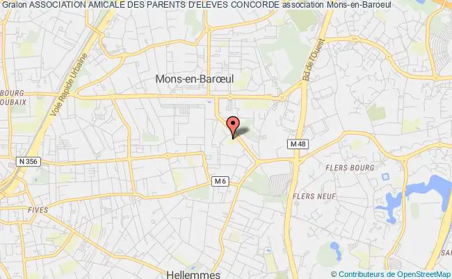 plan association Association Amicale Des Parents D'eleves Concorde Mons-en-Baroeul