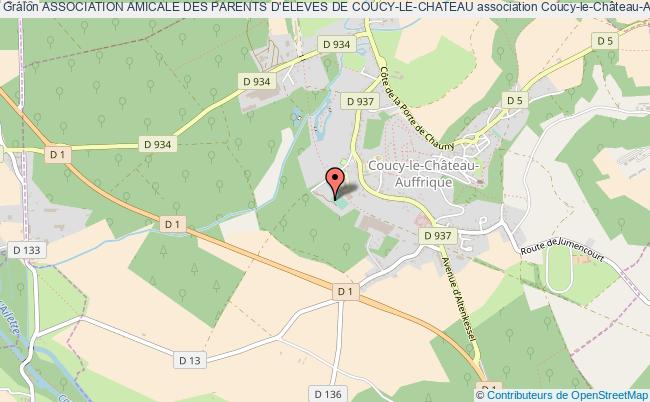 plan association Association Amicale Des Parents D'eleves De Coucy-le-chateau Coucy-le-Château-Auffrique