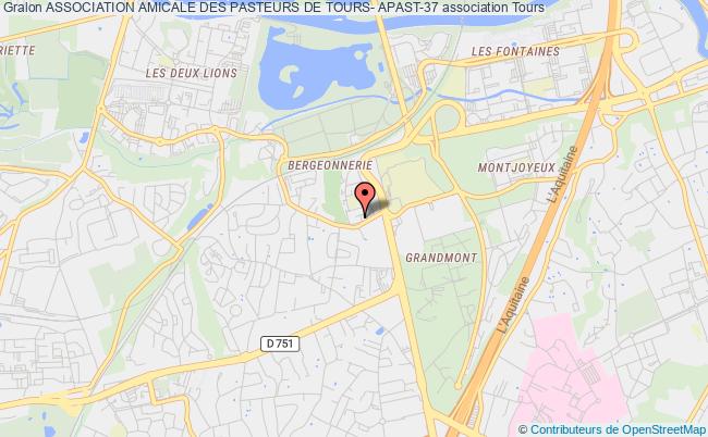 plan association Association Amicale Des Pasteurs De Tours- Apast-37 Tours