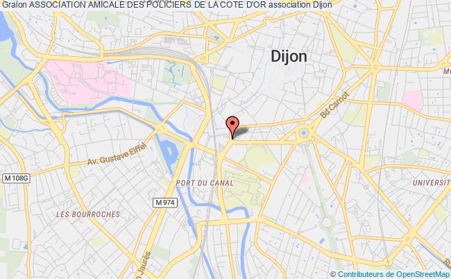 plan association Association Amicale Des Policiers De La Cote D'or Dijon