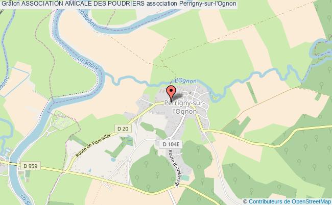 plan association Association Amicale Des Poudriers Perrigny-sur-l'Ognon