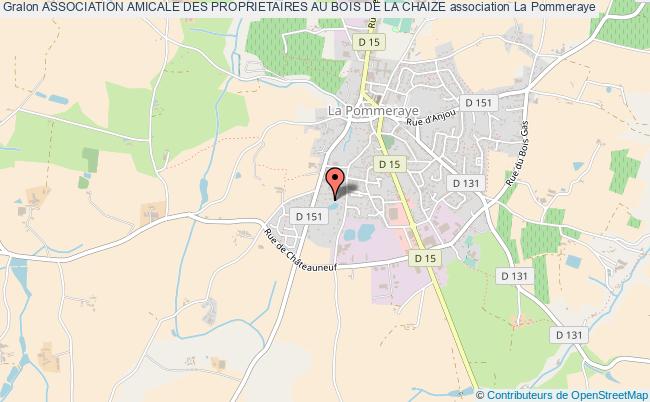 plan association Association Amicale Des Proprietaires Au Bois De La Chaize Mauges-sur-Loire