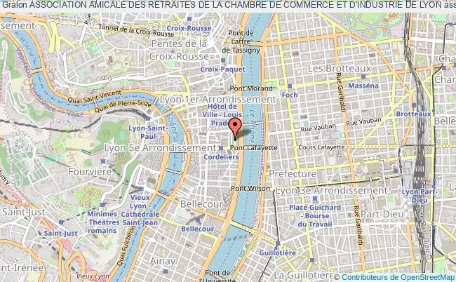 plan association Association Amicale Des Retraites De La Chambre De Commerce Et D'industrie De Lyon Lyon 2e Arrondissement
