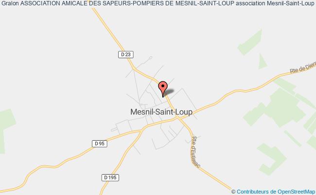 plan association Association Amicale Des Sapeurs-pompiers De Mesnil-saint-loup Mesnil-Saint-Loup