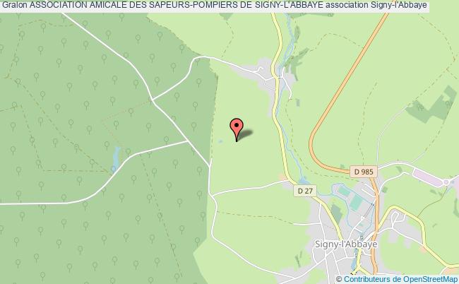 plan association Association Amicale Des Sapeurs-pompiers De Signy-l'abbaye Signy-l'Abbaye