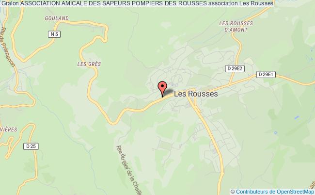 ASSOCIATION AMICALE DES SAPEURS POMPIERS DES ROUSSES