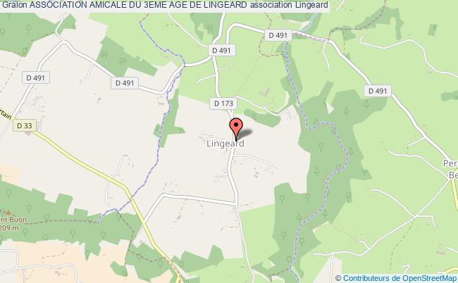 plan association Association Amicale Du 3eme Age De Lingeard Lingeard