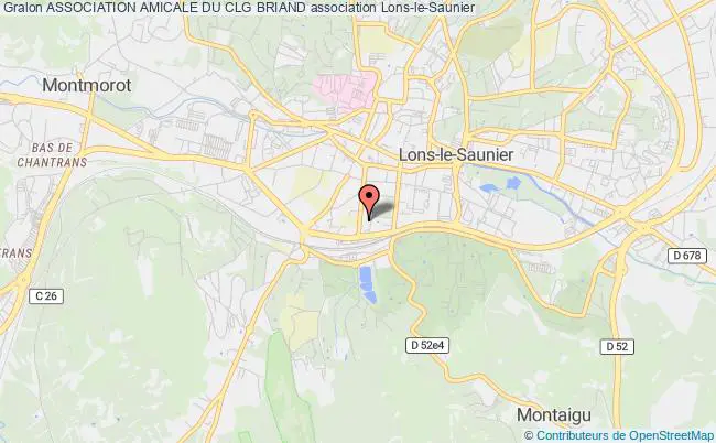 plan association Association Amicale Du Clg Briand Lons-le-Saunier