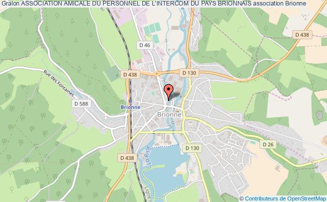 plan association Association Amicale Du Personnel De L'intercom Du Pays Brionnais Brionne
