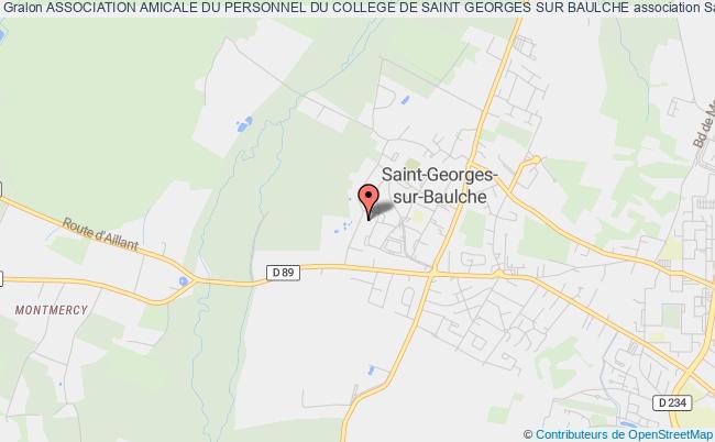plan association Association Amicale Du Personnel Du College De Saint Georges Sur Baulche Saint-Georges-sur-Baulche