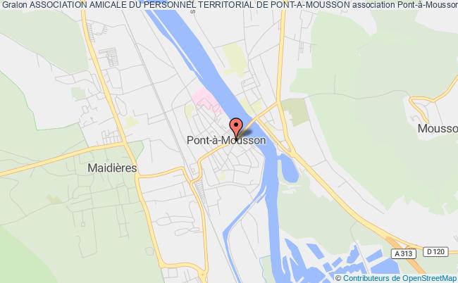 plan association Association Amicale Du Personnel Territorial De Pont-a-mousson Pont-à-Mousson
