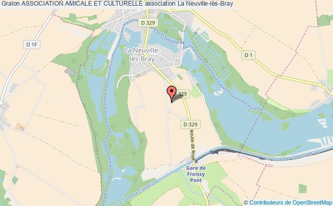 plan association Association Amicale Et Culturelle La    Neuville-lès-Bray