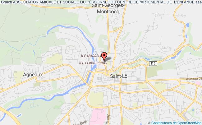 plan association Association Amicale Et Sociale Du Personnel Du Centre Departemental De  L'enfance Saint-Lô