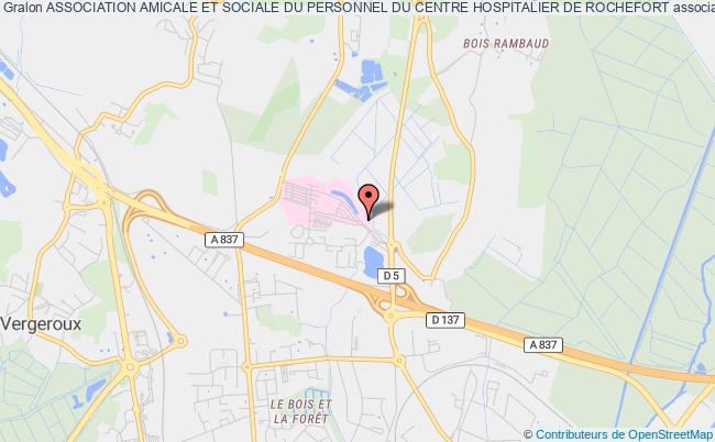 plan association Association Amicale Et Sociale Du Personnel Du Centre Hospitalier De Rochefort Rochefort