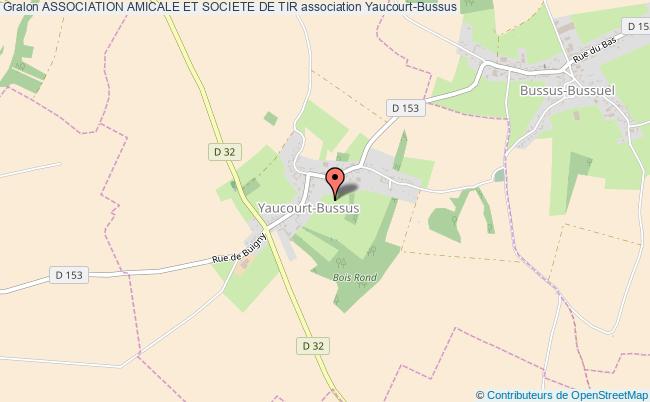 plan association Association Amicale Et Societe De Tir Yaucourt-Bussus