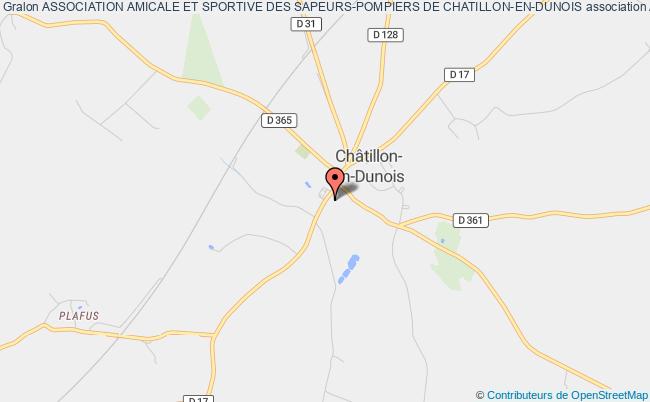 plan association Association Amicale Et Sportive Des Sapeurs-pompiers De Chatillon-en-dunois Commune nouvelle d'Arrou