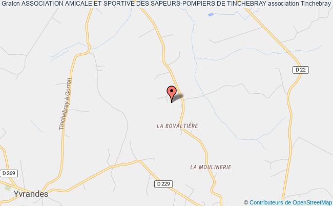 plan association Association Amicale Et Sportive Des Sapeurs-pompiers De Tinchebray Tinchebray-Bocage
