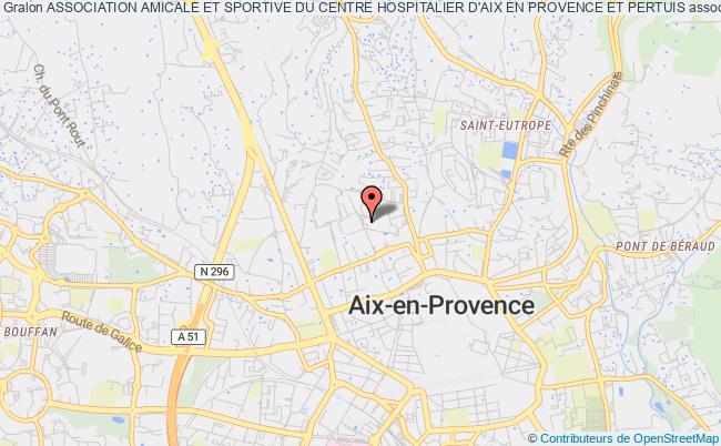 plan association Association Amicale Et Sportive Du Centre Hospitalier D'aix En Provence Et Pertuis Aix-en-Provence