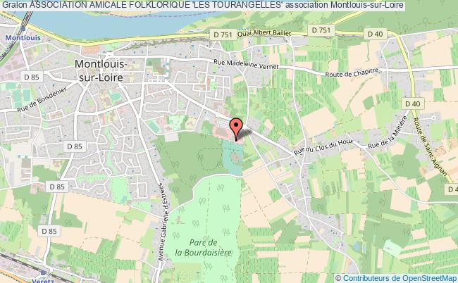 plan association Association Amicale Folklorique 'les Tourangelles' Montlouis-sur-Loire