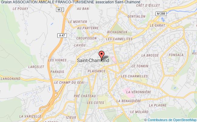 plan association Association Amicale Franco-tunisienne Saint-Chamond