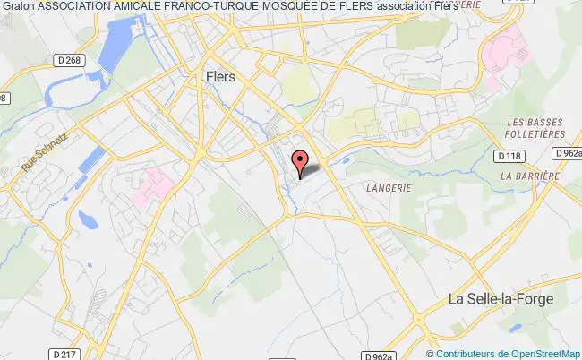 plan association Association Amicale Franco-turque MosquÉe De Flers Flers