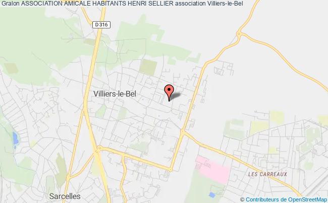 plan association Association Amicale Habitants Henri Sellier Villiers-le-Bel
