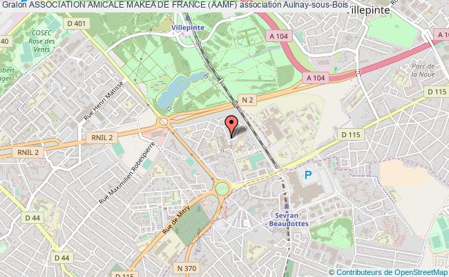 plan association Association Amicale Makea De France (aamf) Aulnay-sous-Bois